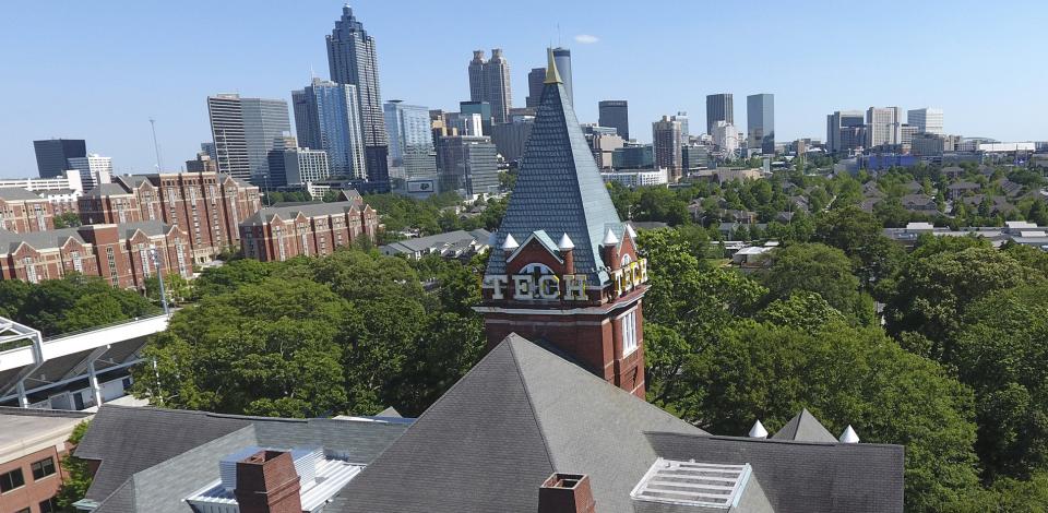 Overhead view on Georgia Tech