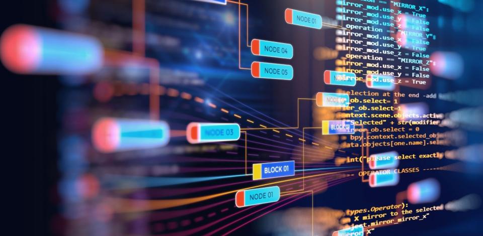 Visual data complexity and big data concept.