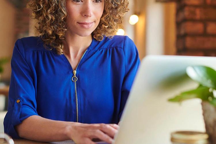 Woman on laptop