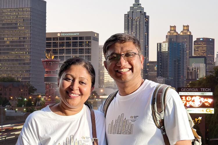 Sanjay Mathan and Sreejisha Purushotham