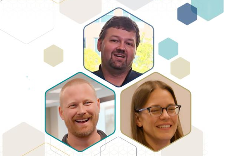 Graphic if three mentors headshots