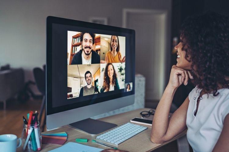 Female professional leading a business meeting