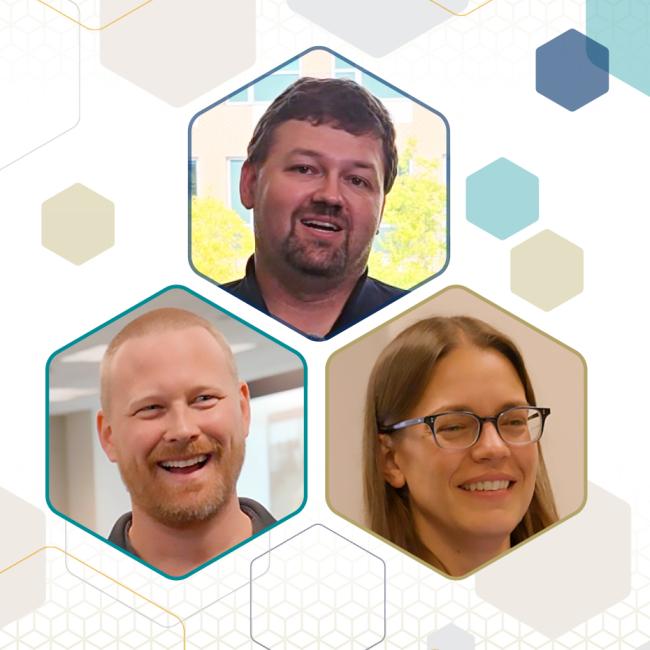 Hero image with the words ‘Mentors: Guiding the Next Generation’ and photos of three Georgia Tech alumni.