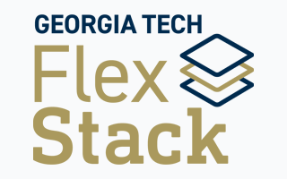 Program name in type with three stacked diamonds to the right in gold and navy.